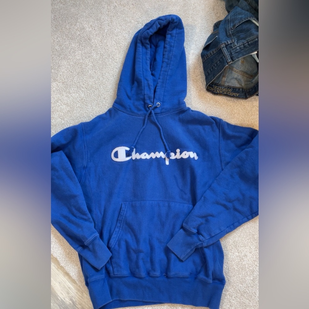 Champion Royal Blue Pullover Hoodie